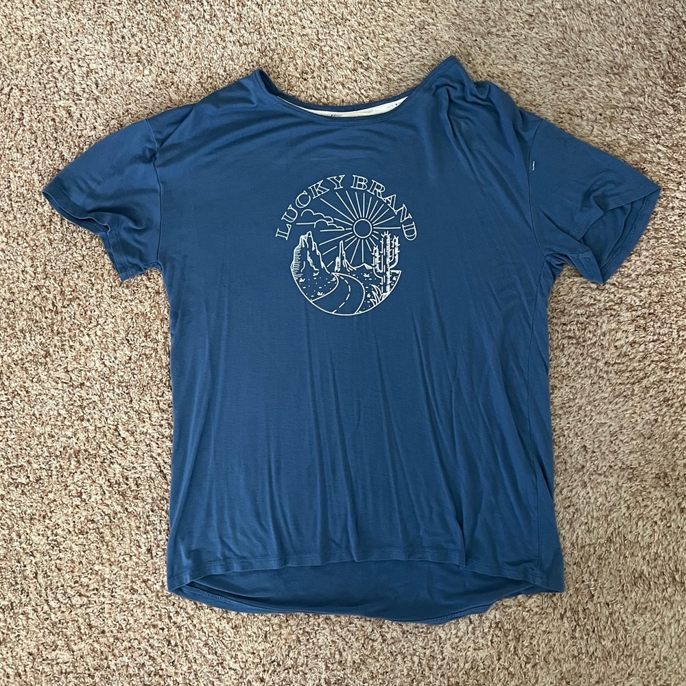 Lucky Brand Soft Indigo Tee